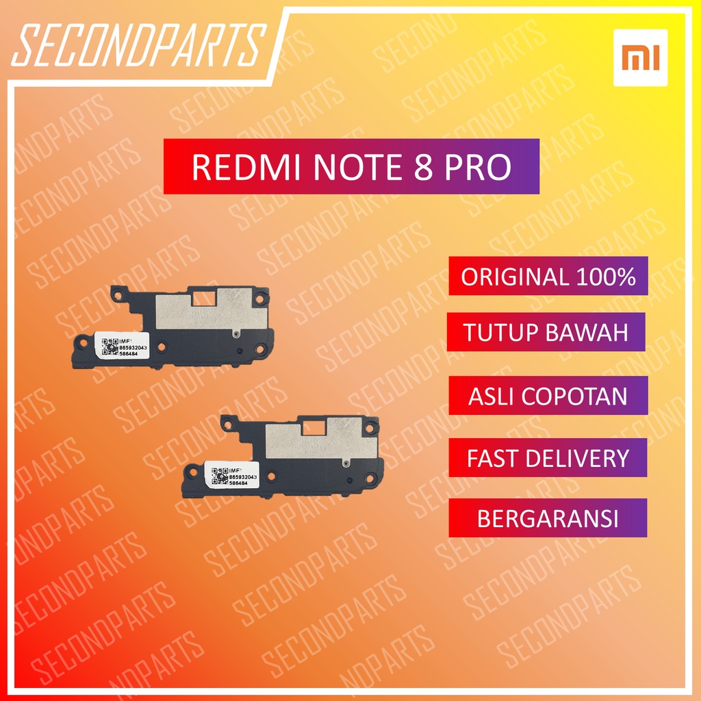 COVER RANGKA PENUTUP BAWAH KONEKTOR CHARGER BUZZER XIAOMI REDMI NOTE 8 PRO