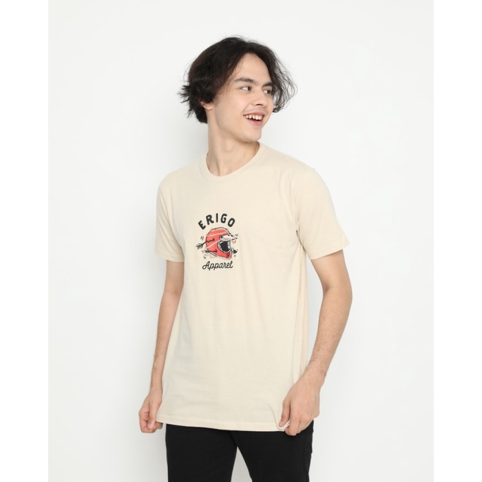 pria-kaos- kaos unisex erigo t-shirt save cotton combed cream - s -kaos-pria 750 atasan-pria-