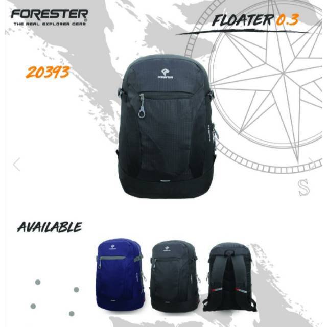 Tas Daypack Forester Floater 0.3 Tas Ransel Tas Punggung tas sekolah