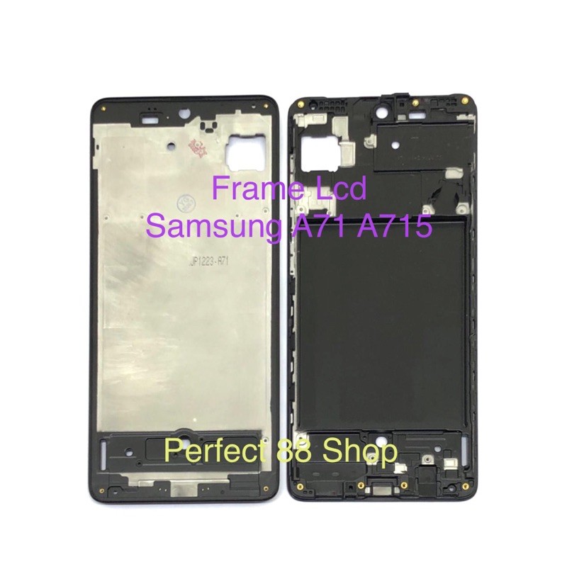 FRAME LCD DUDUKAN TATAKAN LCD BEZEL MIDDLE TULANG TENGAH SAMSUNG A71 - A715 - A715F