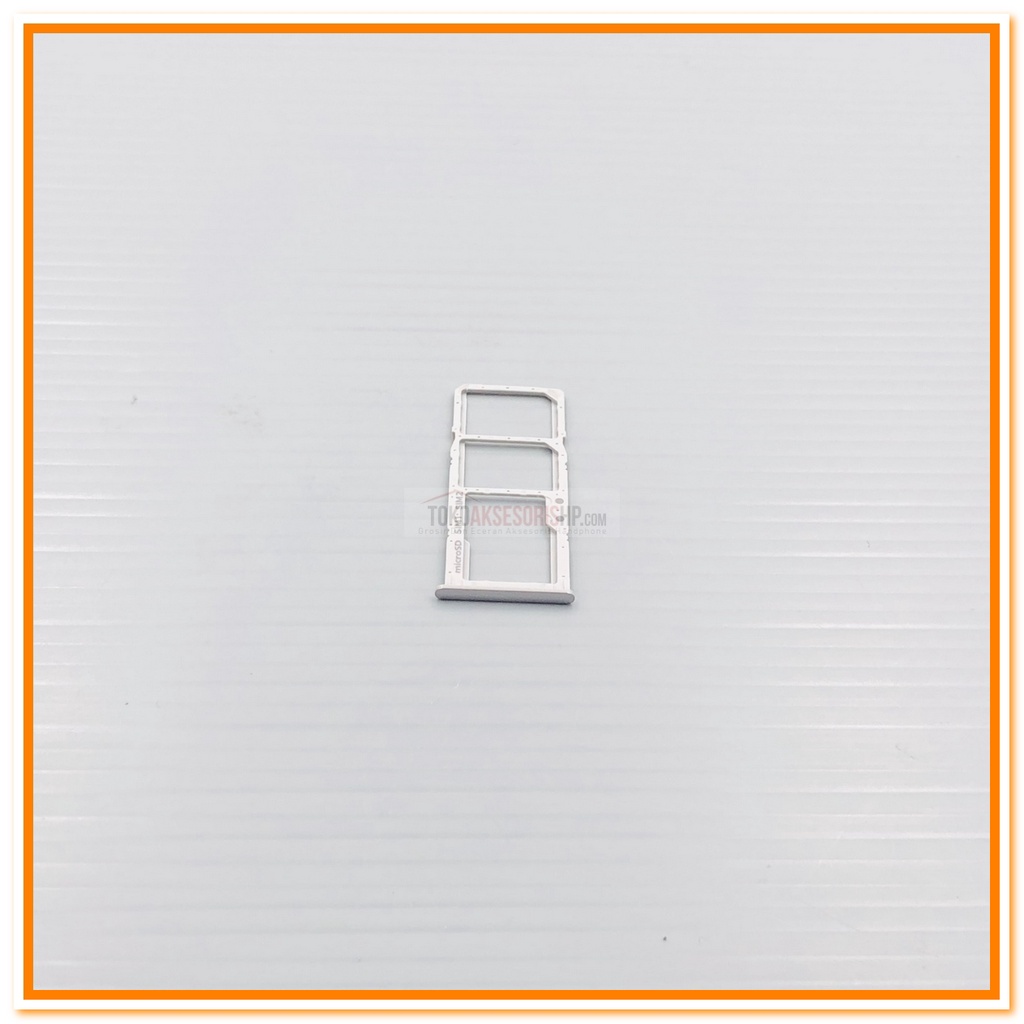 SIM TRAY SAMSUNG A51 / SIM LOCK / TEMPAT SIM CARD / SLOT KARTU-SILVER