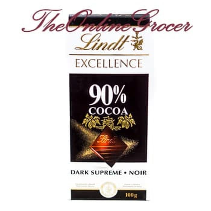 

LINDT EXCELLENCE DARK CHOCOLATE OR DARK CACAO 70% 90% OR 99% - CACAO 90