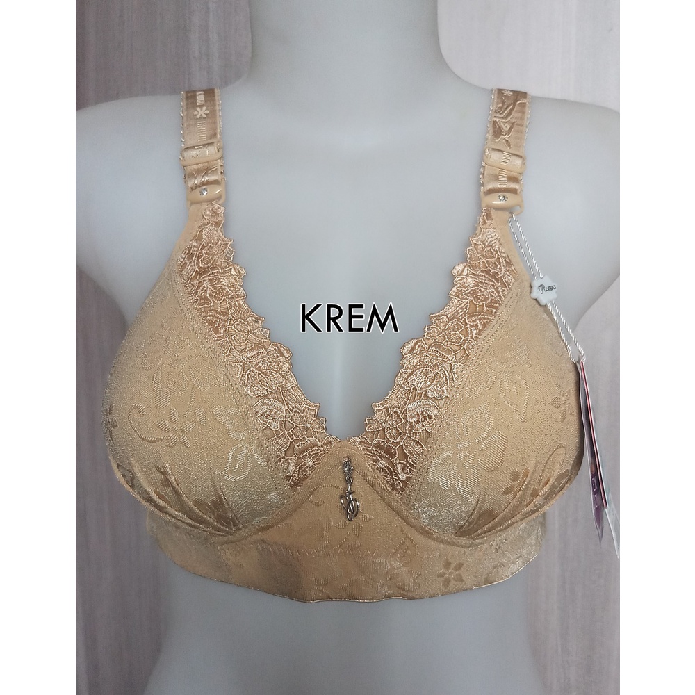 Bra Piaoli 88 88 8 Uk 36 - 42 / BH Busa / BH Tanpa Kawat kancing 3 Cup B