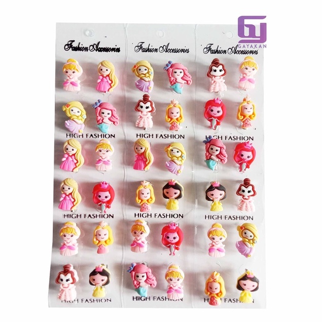 1 Gross/12 lusin/144 pcs Bros Dagu Hijab Seri Princess Random