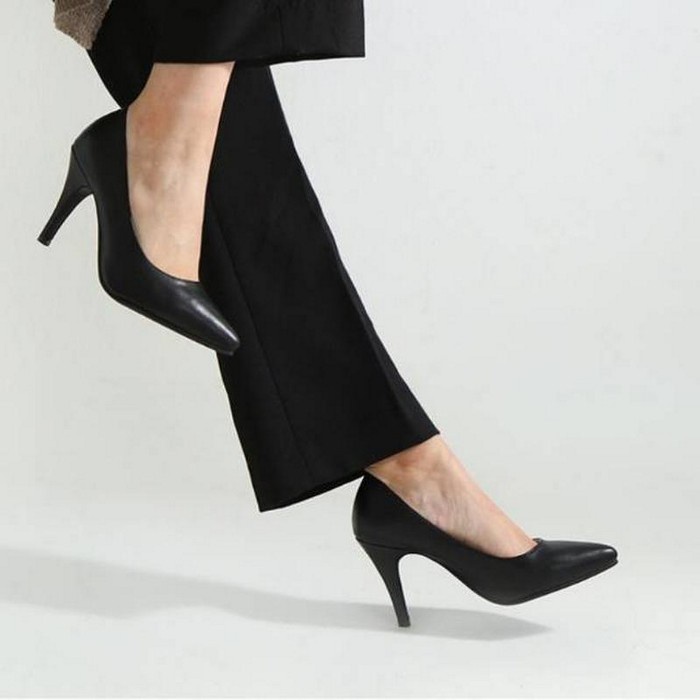 Produk Baruξжз High Heels Glitar Silver Fashion Korea Wanita Kekinian  Clarisse Pantofel Kerja Sep