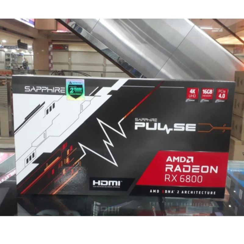 VGA SAPPHIRE RX 6800 PULSE 16GB RESMI ASTRINDO