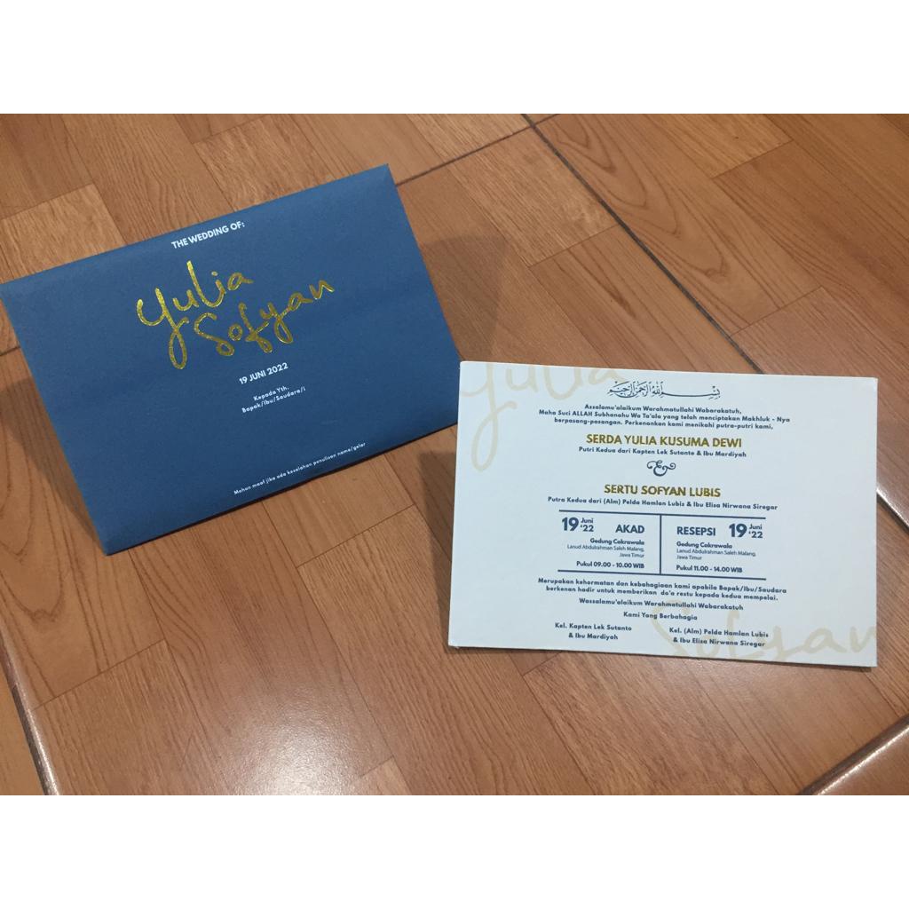 Undangan Single Hard Cover