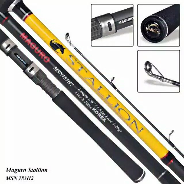 Joran Spinning MAGURO STALLION | Joran Galatama | Mas Bawal Lele | Made in Korea | Ujung Joran Magur