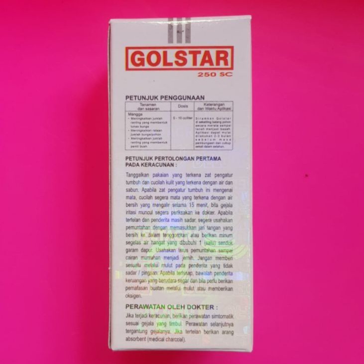 GOLSTAR 250SC 30ML ZPT Pupuk Perangsang Pertumbuhan Buah