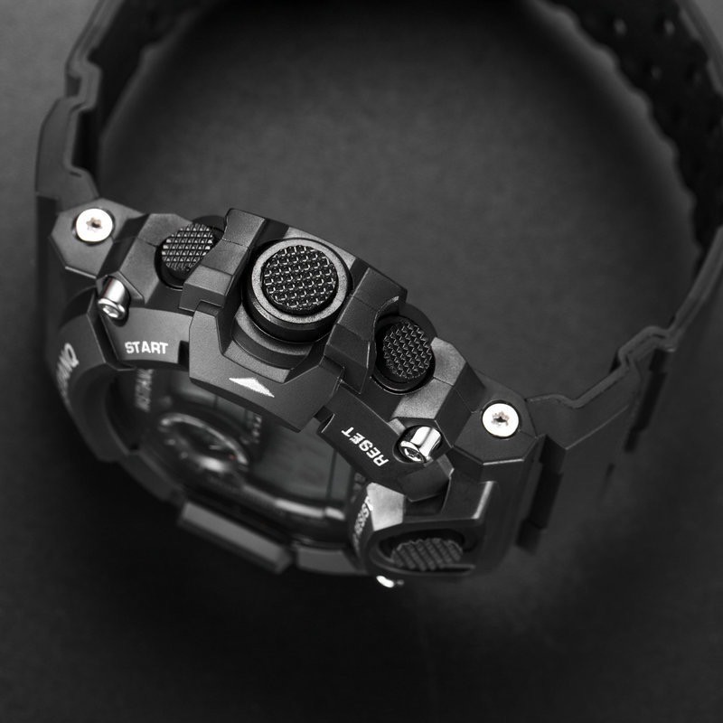 COD JAM TANGAN RUBBER DIGITAL SEGI GROSIR MURAH  KARET SPORT LED PRIA WANITA COUPLE M124