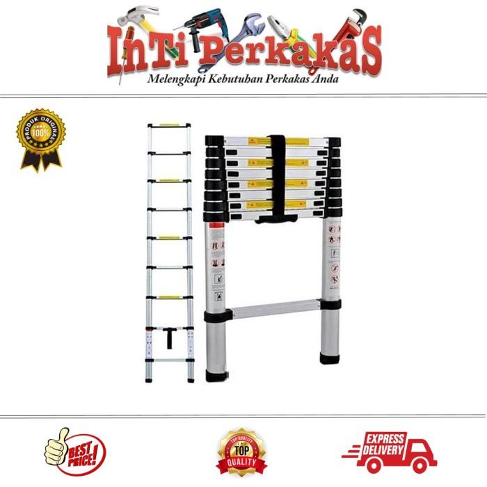 Tangga Lipat Tangga Aluminium Teleskopik Xenon Lurus 3 Meter