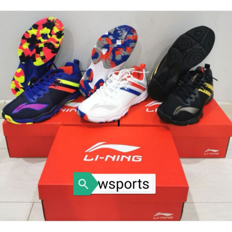 [Boleh Tukar Ukuran] Sepatu Badminton LiNing Ranger IV TD AYTQ053-3S Original