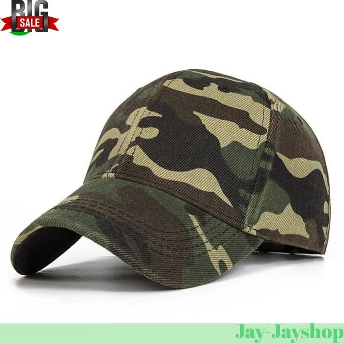 Topi Baseball Camouflage Army trucker Hat TERLARIS ! - Hijau