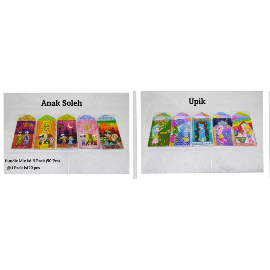 (5 pack ) Angpao Lebaran KECIL Bundle Mix - Angpao KECIL THR