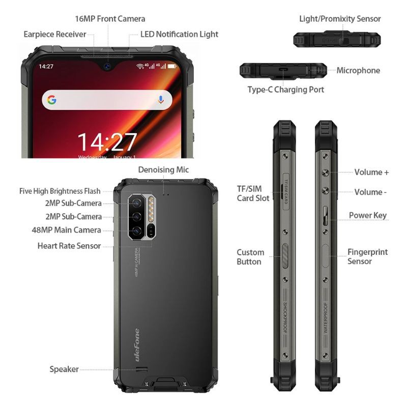 ULEFONE ARMOR 7 FHD | NFC | 8+128GB | 5500mAh