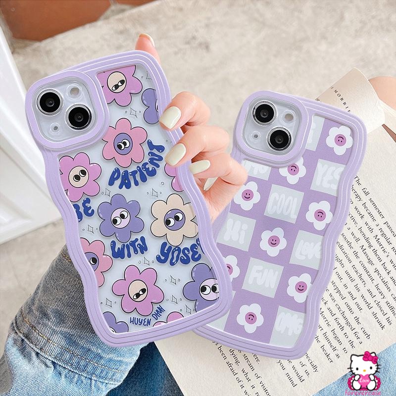 Soft Case TPU Motif Bunga Smiley Cover Samsung A32 A50 A13 A03s A50s A23 A22 A03 A51 A12 A52 A21s M22 A02s A31 A30s M11 M22 M12 M11 M32