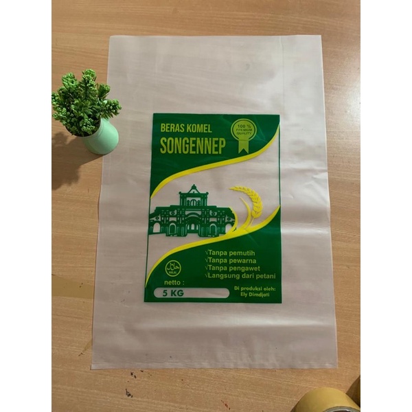 Kemasan Beras 3kg Desain sendiri per100 lembar