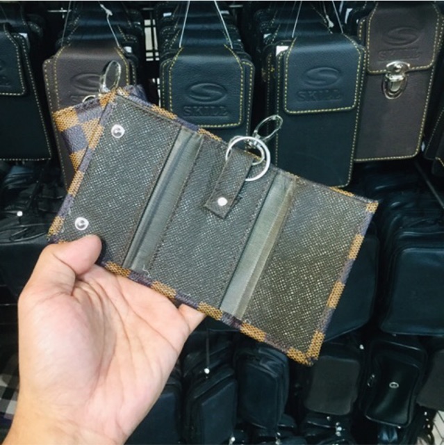 Dompet gantungan kunci kendaraan motif kotak” #dompet #dompetkunci #gantungankunci #dompetstnk