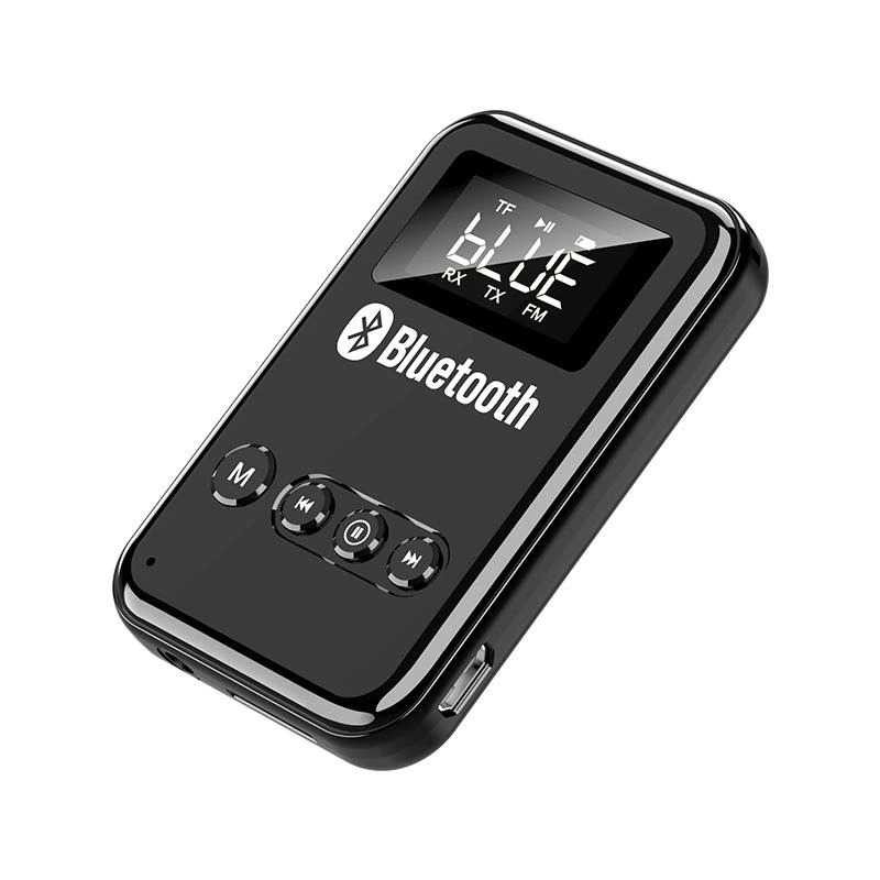 Audio Bluetooth 5.0 Transmitter Receiver Adapter AUX FM Audeo Bluetoth Mode Transmitter Speaker Blutut Ampli Recever Terbaru