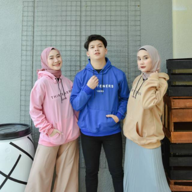 THIRTENERS HOODIE  UNISEX - ATASAN TEBAL KEKINIAN TERLARIS