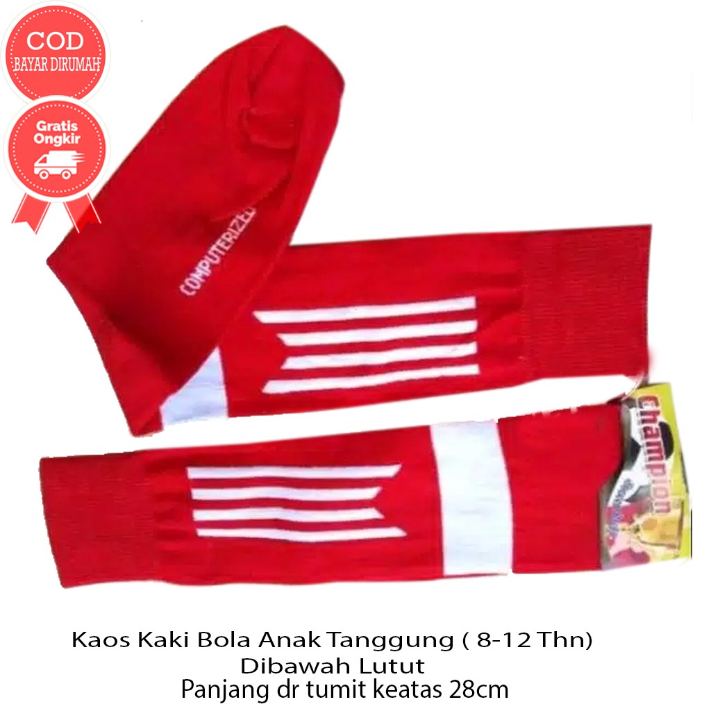 Kaos Kaki Bola Sarung Kaki Kaos kaki Futsal Sarung kaki olah raga ukuran Balita Tanggung dan Dewasa