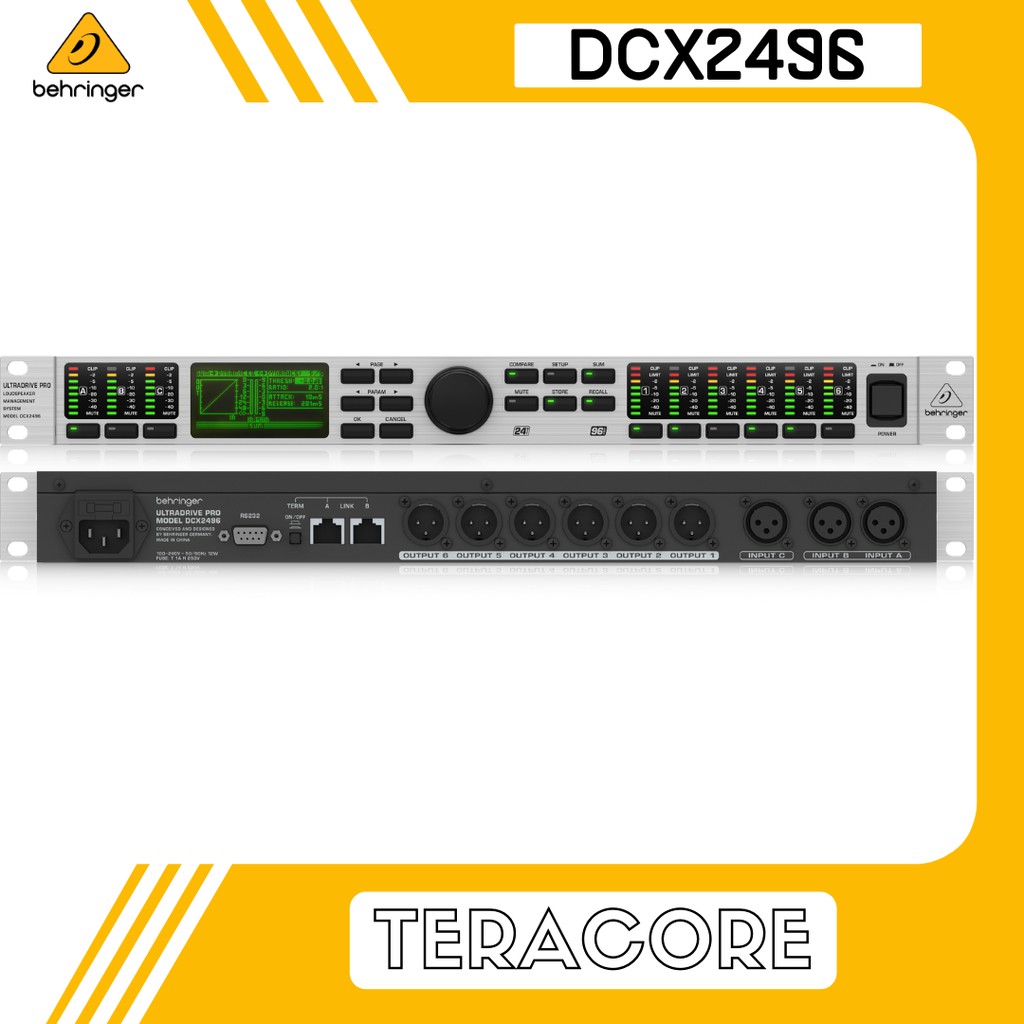 Behringer DCX2496 DCX-2496 DCX 2496 DLMS Speaker Management Crossover