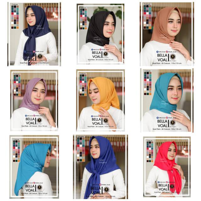 (Grosir 10 pcs) BELLA VOAL BY YEFFA