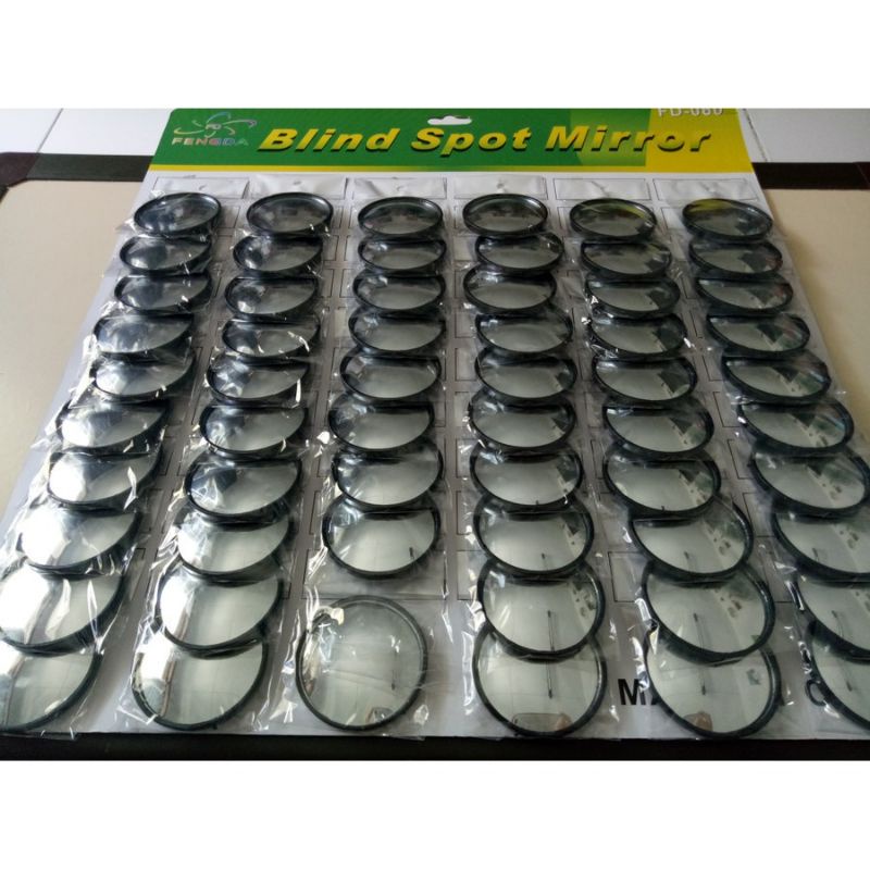 Kaca spion cembung Bulat tempel motor Mobil kualitas bagus/ Spion Bulat Blind