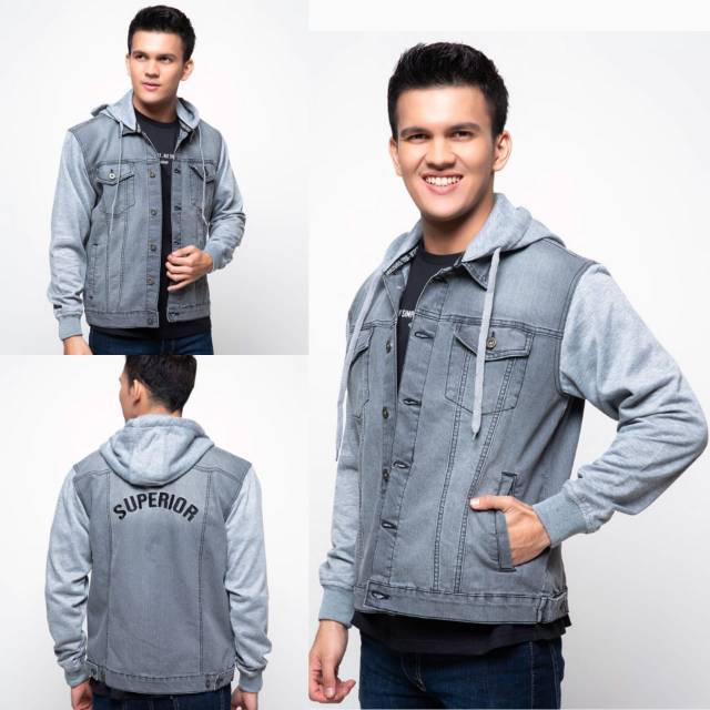 Nevada Denim jacket kombinasi