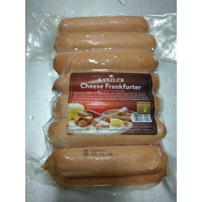 

Kanzler Sosis Sapi ayam cheese frankfurter 1 kg