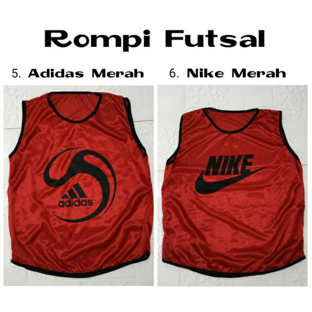 Rompi Futsal / Rompi Sepak Bola / Rompi Trening Olahraga ukuran All Size Muraj Berkualitas