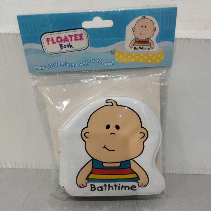 floatee bath book bathtime story buku anak bayi mandi waterproof tahan air baby play story hadiah