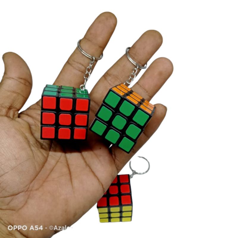 1pcs Gantungan Kunci Rubik Mainan Rubix