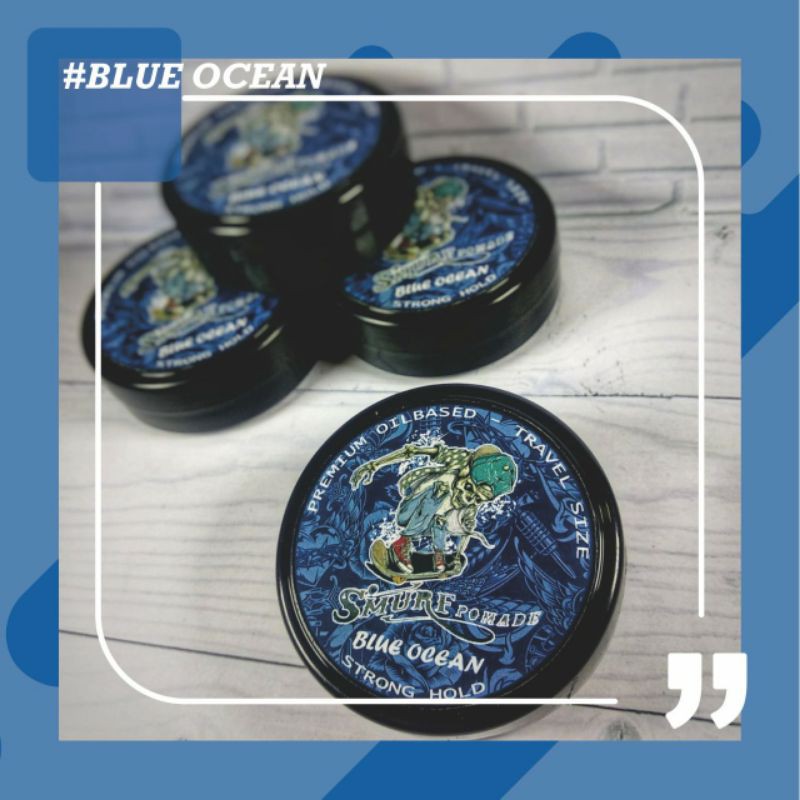 SMURF POMADE TRAVEL SIZE / TERMURAH / FREE SISIR DAN STIKER !!