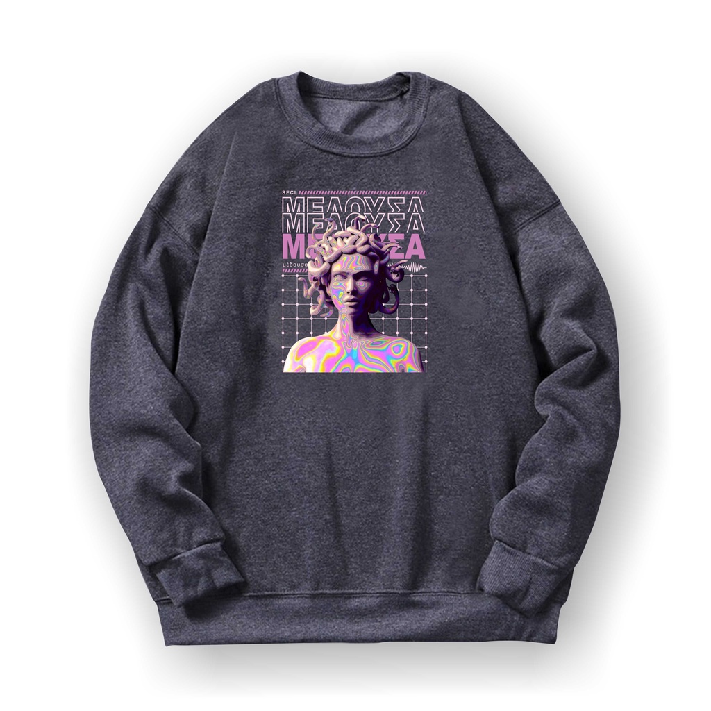 MEDUSA Sweater Crewneck || MEDUSA Basic Sweater Sz M - XL ( Pria &amp; Wanita )