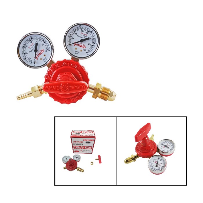 YAMATO Regulator Las Acetylene YR - 76 / Tabung Las Karbit Regulator Acetyline Tabung Gas Welding
