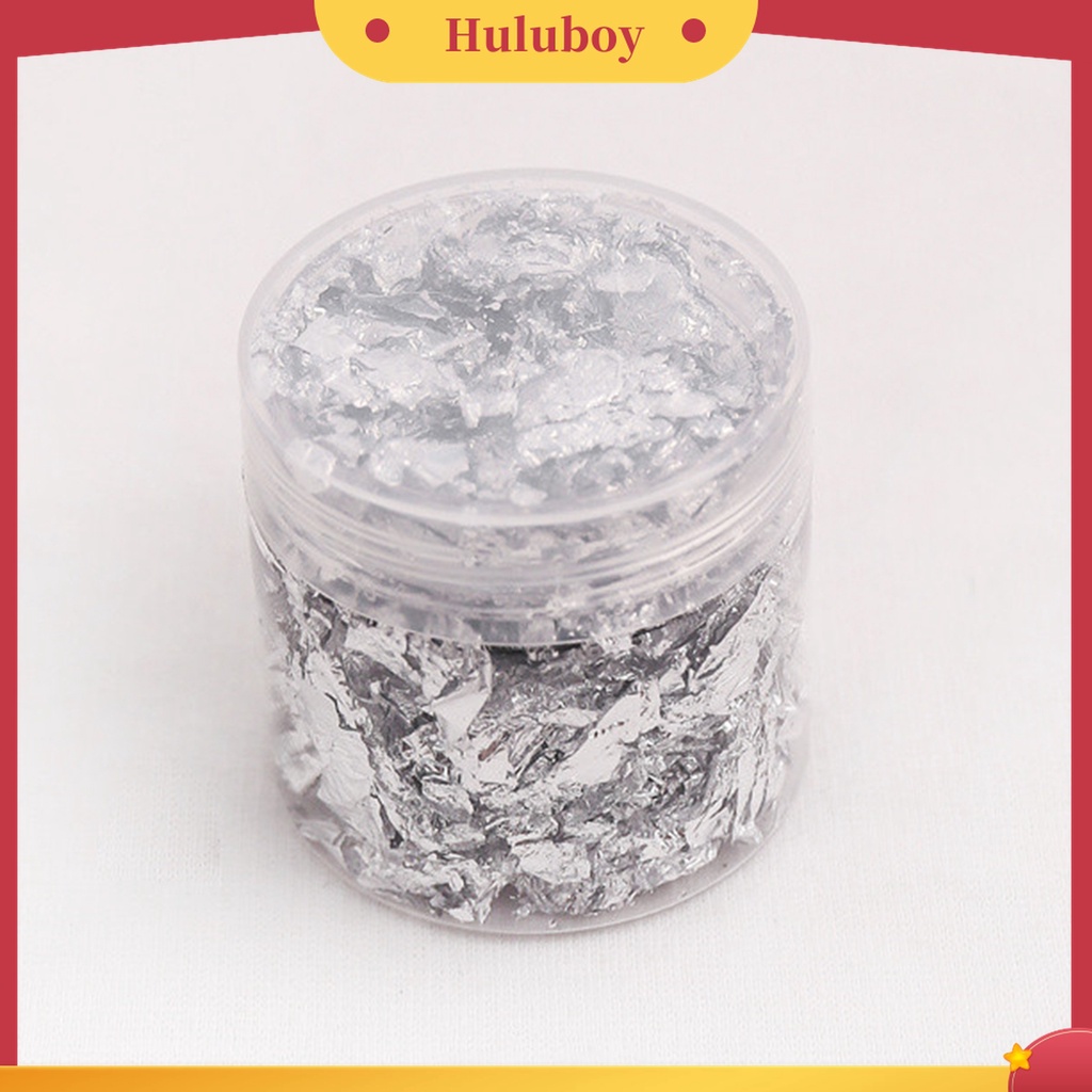 Huluboy Huluboy♡ 1 Botol Kertas Foil Warna Emas Multifungsi Untuk Nail Art