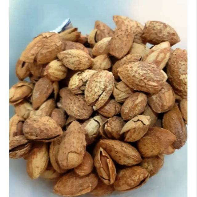 

Kacang Almond dalam Kulit Panggang 250g / Roasted USA California 250 Gram in Shell