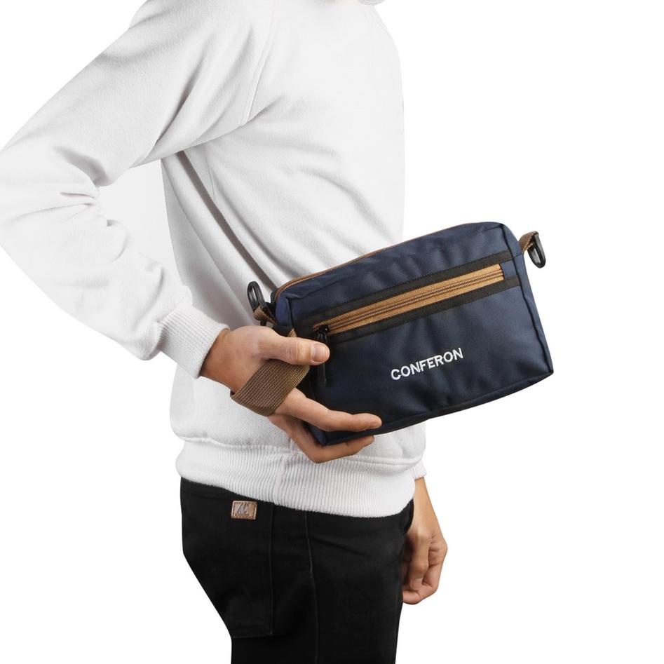Model Baru.. Tas Selempang Pria - Bisa Pouch - Conferon 02