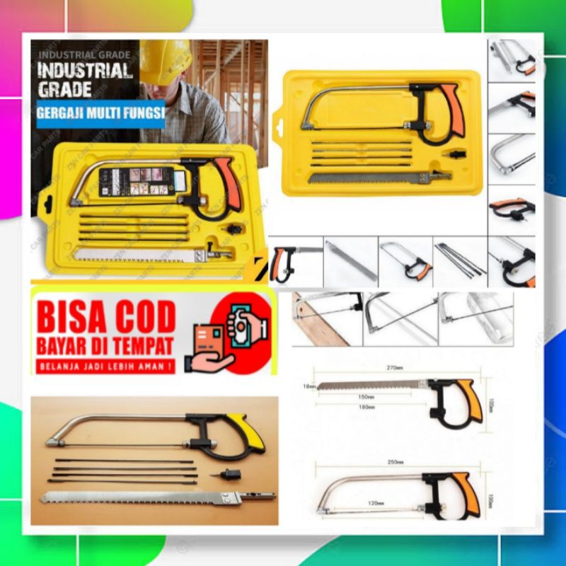 Magic saw / Gergaji Multifungsi / Gergaji kayu besi pipa