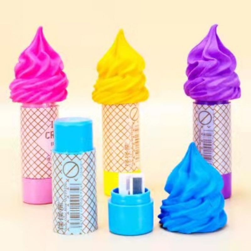 

Eraser penghapus rautan serutan ice cream wx99106 alat tulis anak