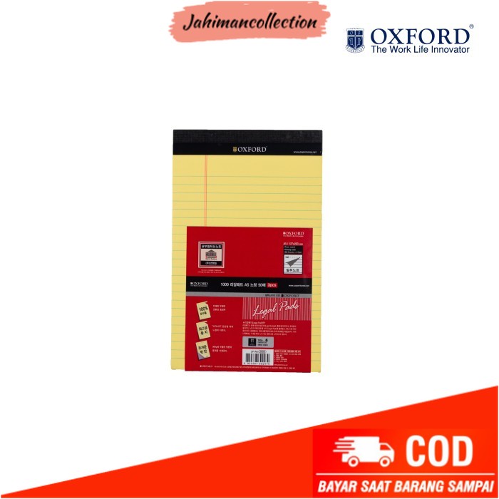 

✨ BISA COD ✨ Legal Pad A5 50 Lembar (Yellow) 3pcs/pack - 3 pcs