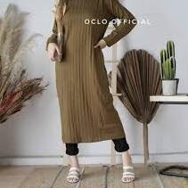 TTD.353393 ◦ Tunik Rajut Wanita Panjang / Atasan Wanita Tunik Rajut Premium