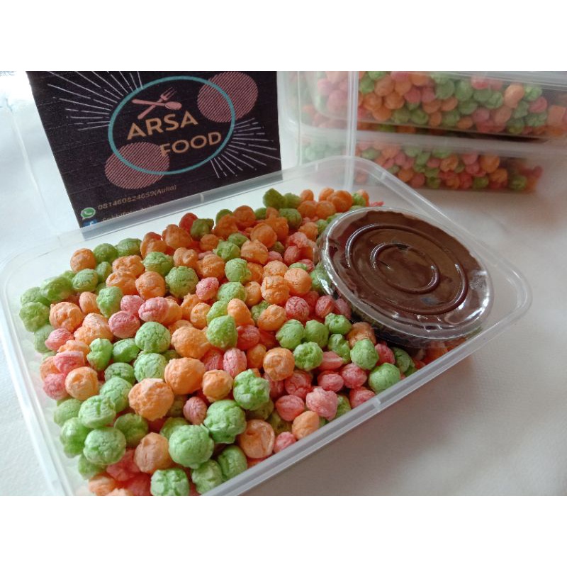 

Cemilan Nyam Nyam/rice crispy box 500ml