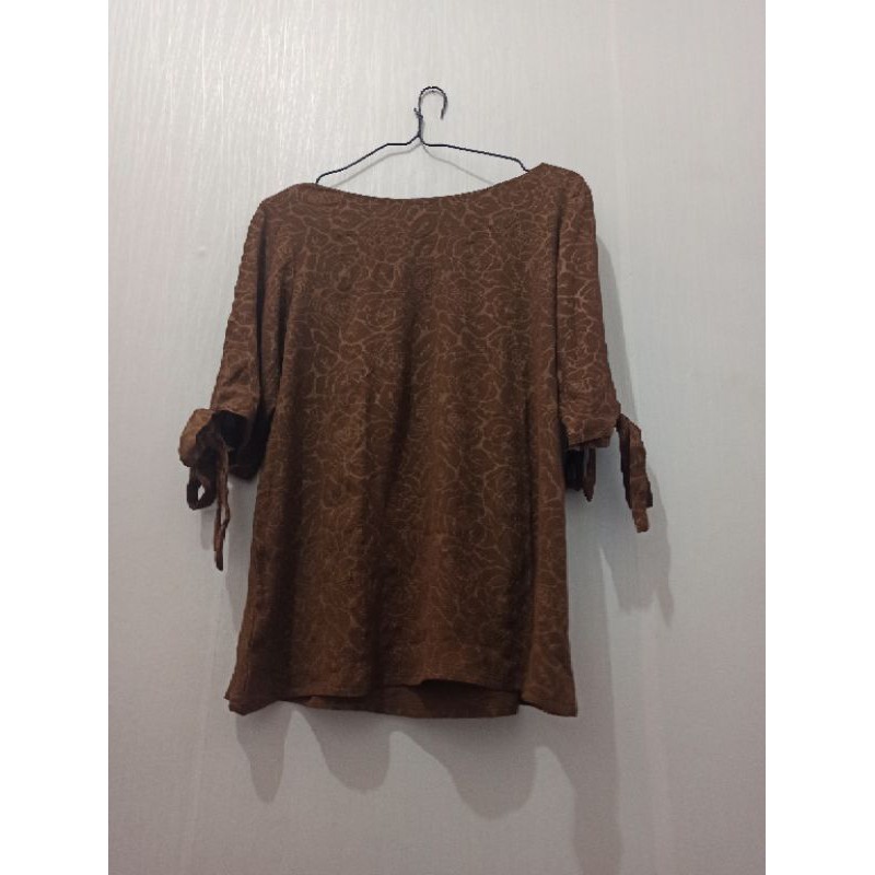Blouse Coklat PRELOVED