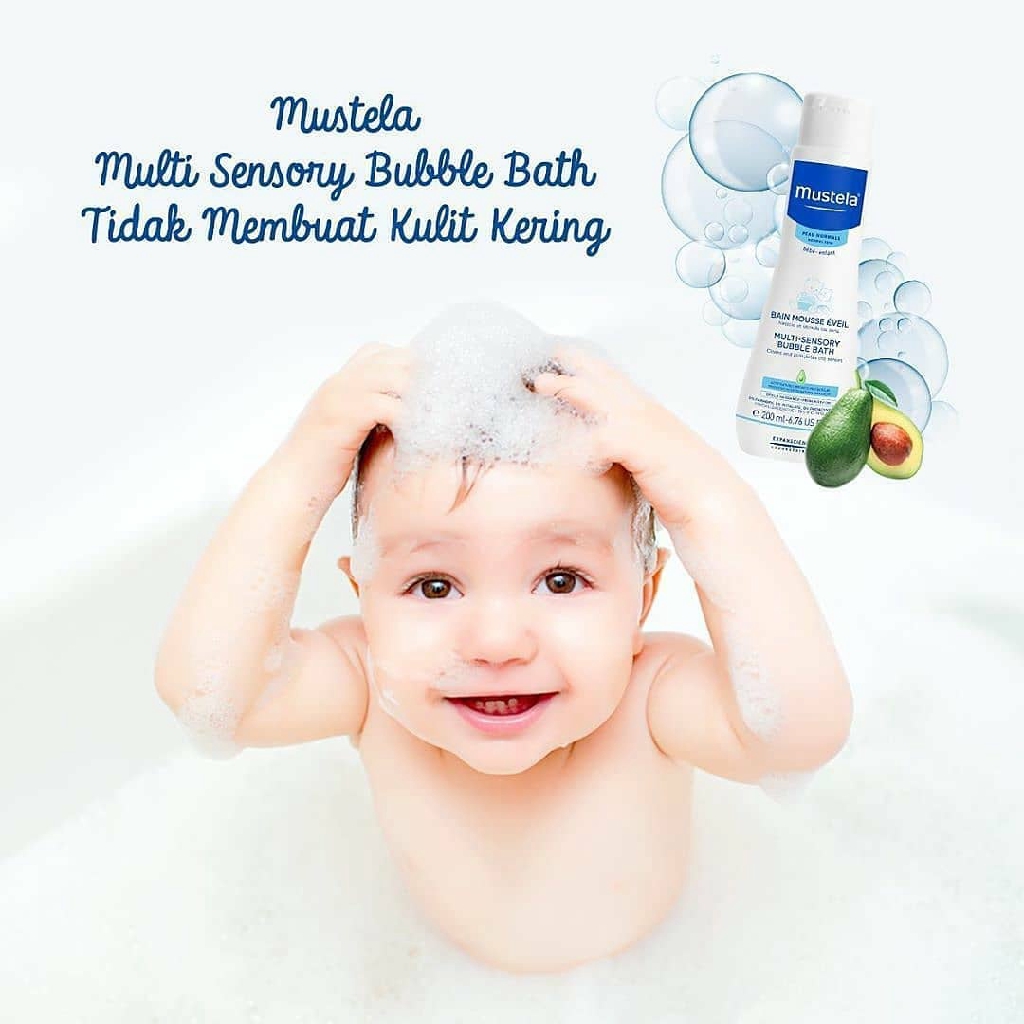 PERA337 SABUN BAYI MUSTELA MULTI SENSORY BUBBLE BATH 200 ML