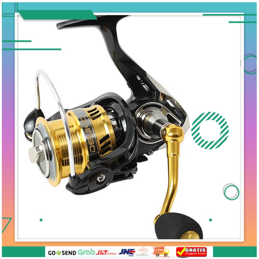 (BISA COD) FTIHSHPELENXS Reel Pancing Fishing Reel Kumparan Pancing 5+1BB 5.2:1