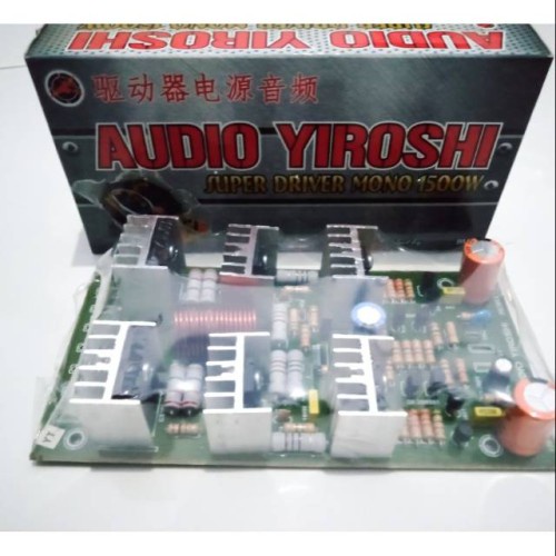 Driver Audio Yiroshi Super Driver Mono 1500W Sublow By BME