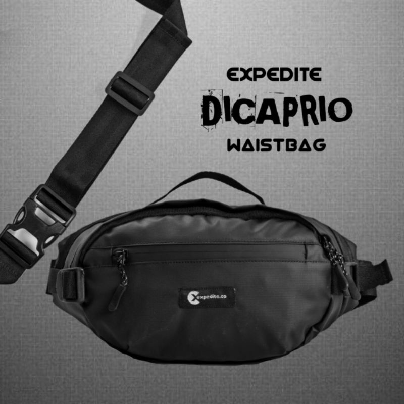 Expedite.co// Waistbag DICAPRIO - Tas pinggang bahan bimo waterproof