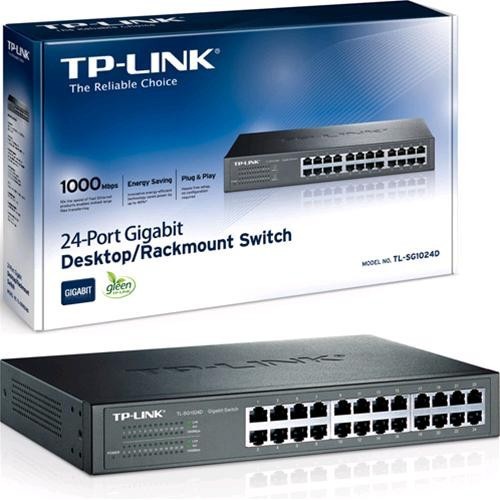 TP Link Switch 24 Port TL SG1024D Gigabit Tplink 24port TLSG1024D 1000Mbps